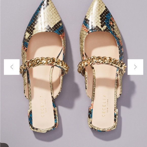 Cecilia New York chain Slides 6.5. Anthropologie - Picture 3 of 8